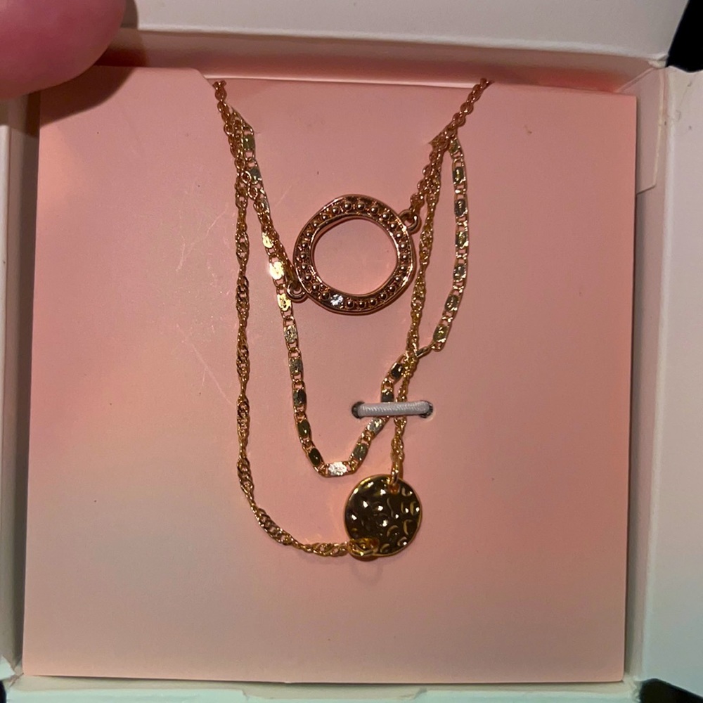 Lilly sky trio Gold Bracelet set